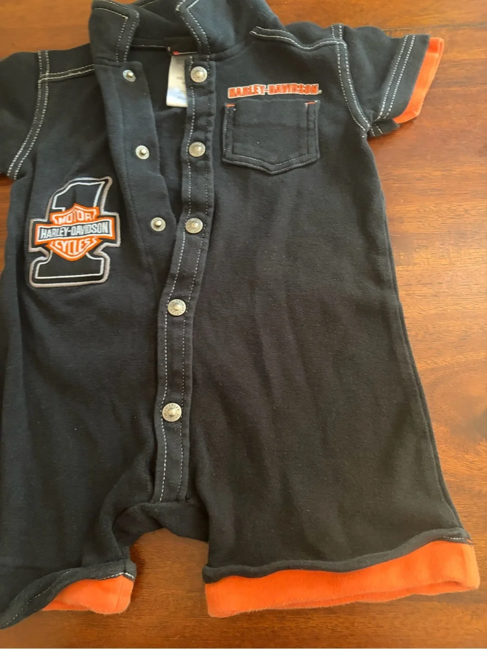 Harley Davidson Baby Outfit 18 Months